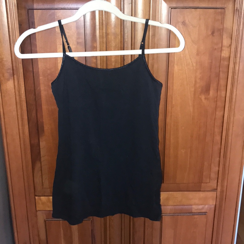 Black tank top